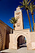 Marrakech - Il minareto della Moschea Koutoubia. 